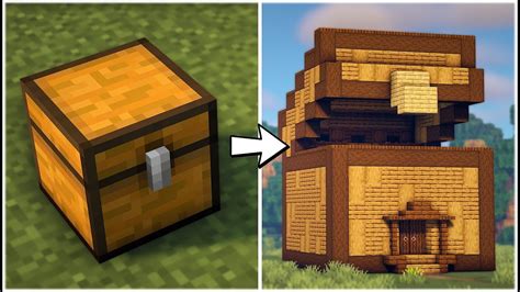 how to make a chest in minecraft|minecraft chest building ideas.